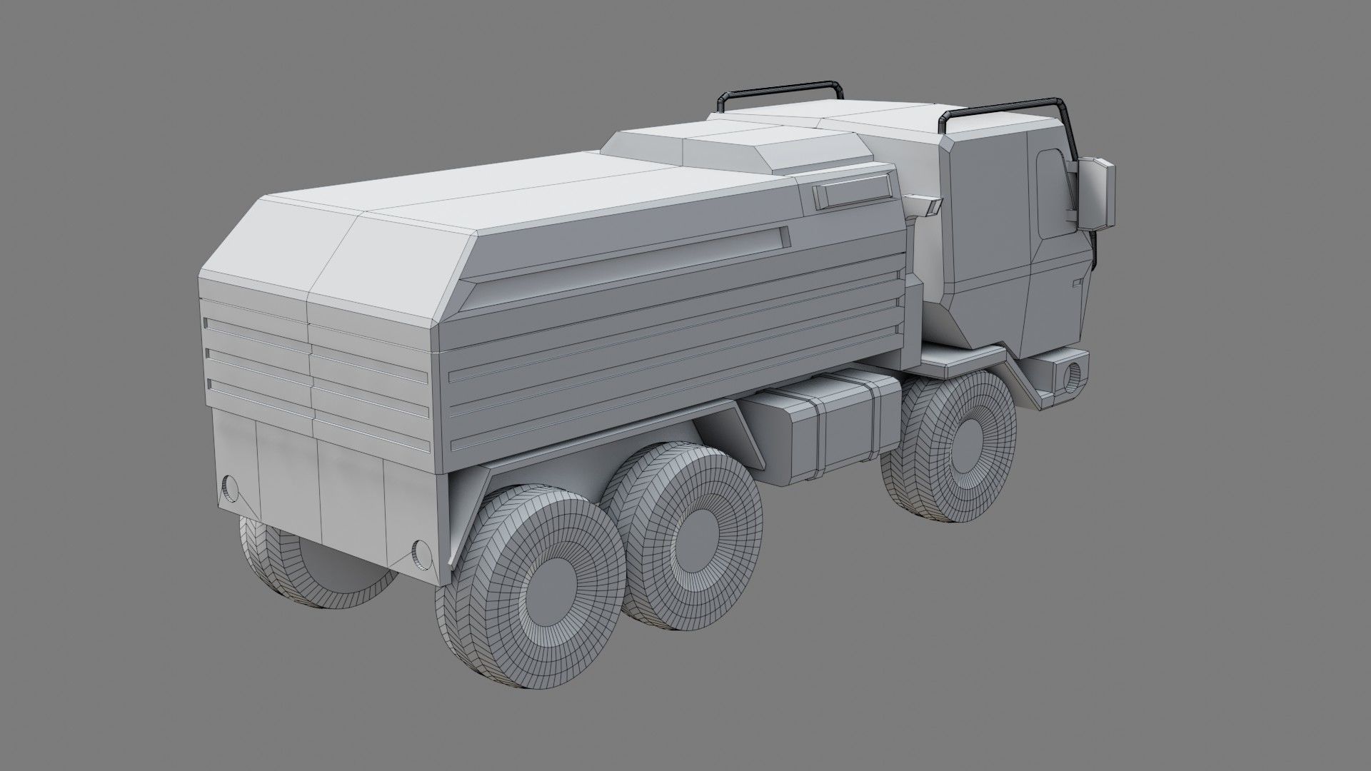  Military Truck - Low poly - PBR - Game ready Low-poly 3D model_14