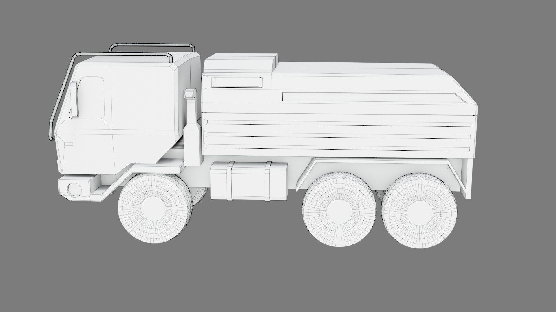  Military Truck - Low poly - PBR - Game ready Low-poly 3D model_16