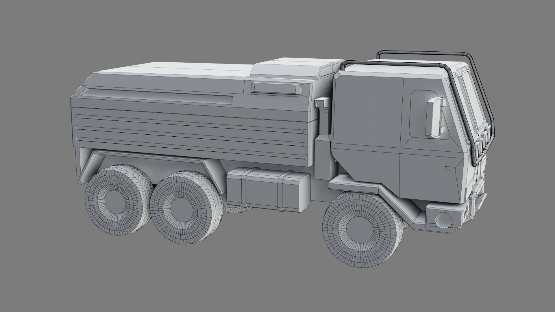  Military Truck - Low poly - PBR - Game ready Low-poly 3D model_13
