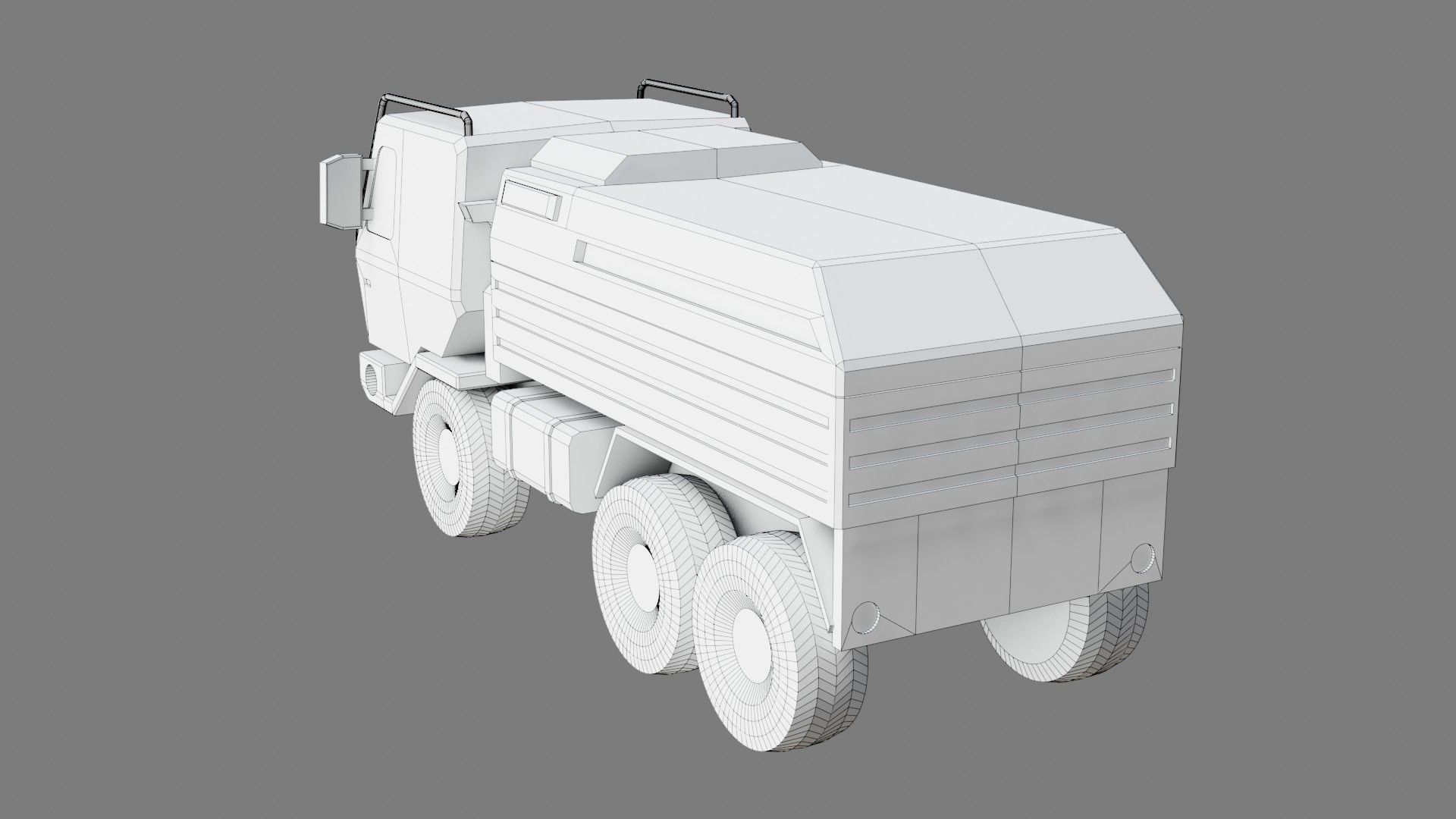  Military Truck - Low poly - PBR - Game ready Low-poly 3D model_15