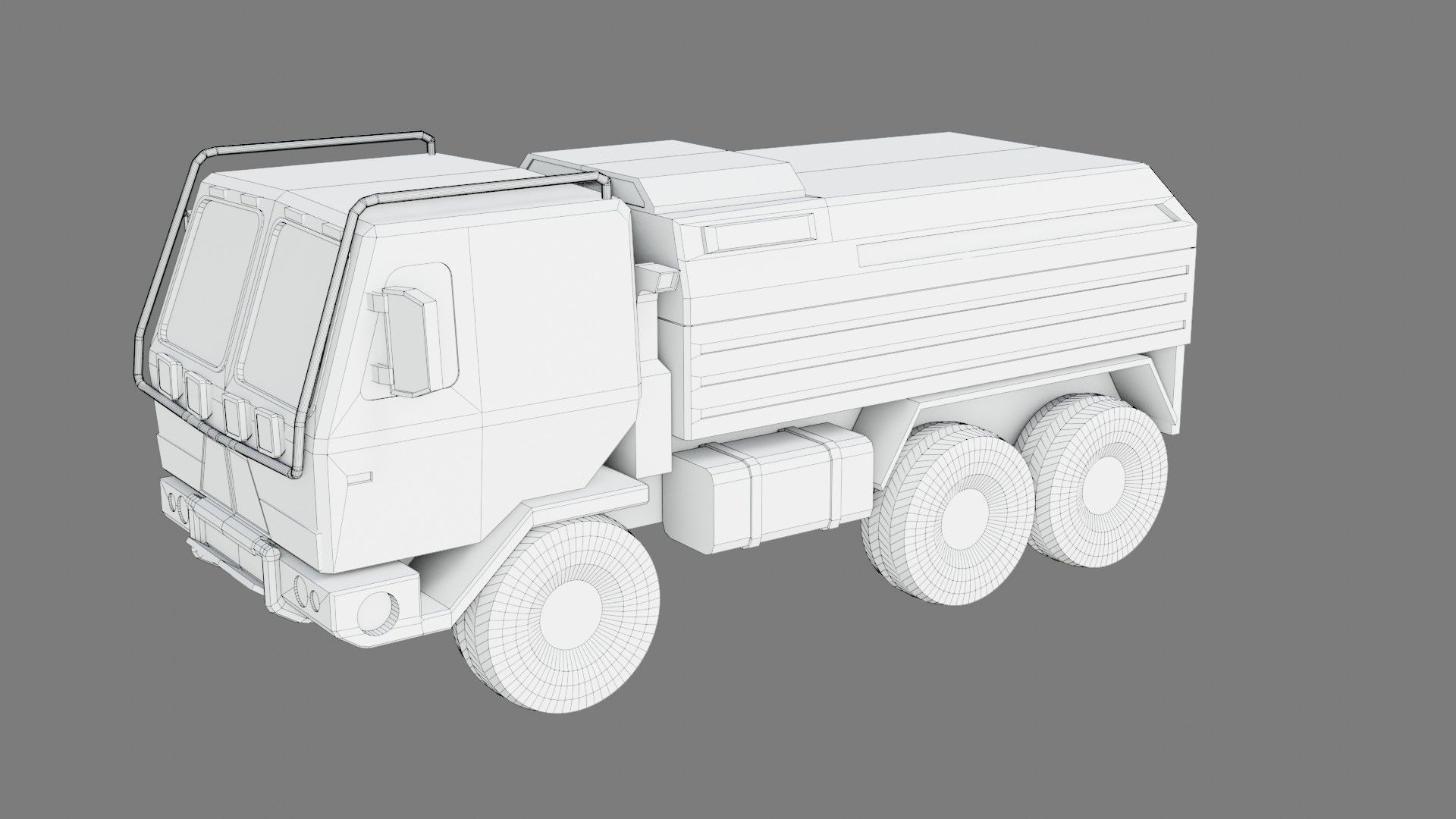  Military Truck - Low poly - PBR - Game ready Low-poly 3D model_17
