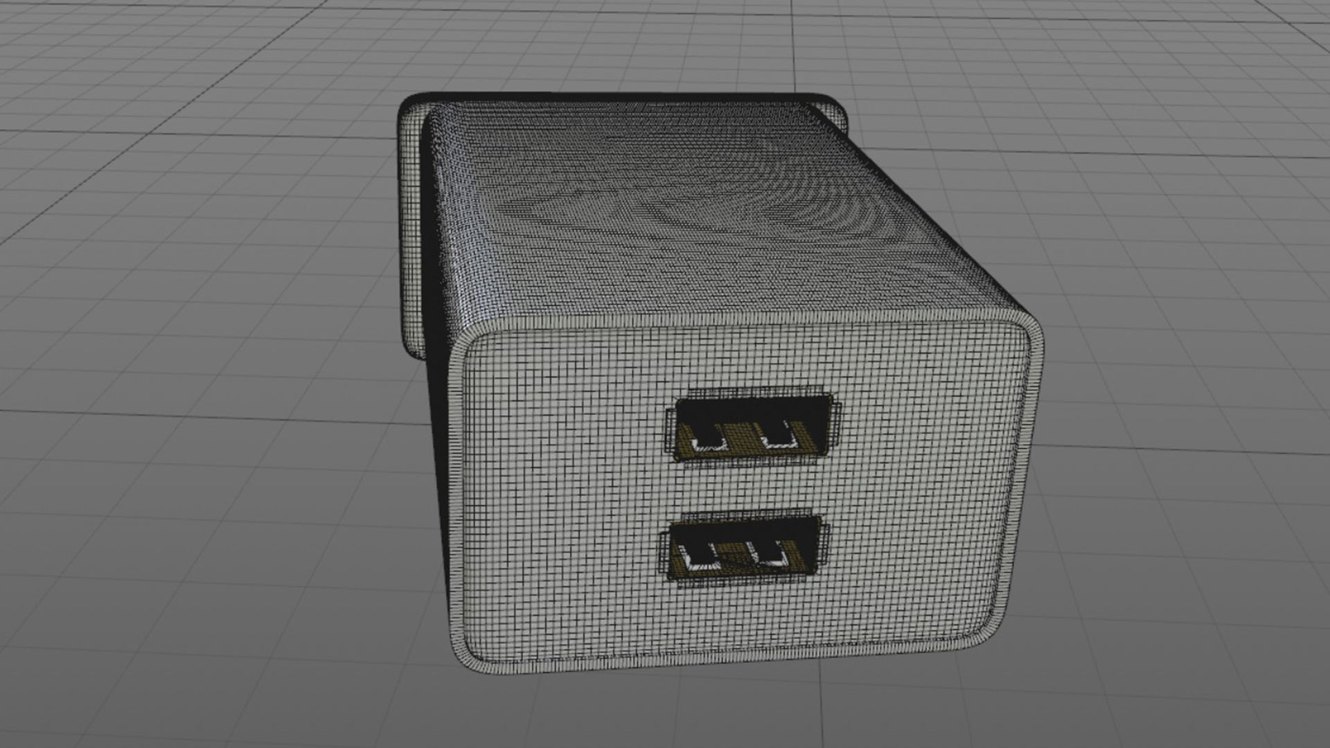 Mobile Charger 3D model_5