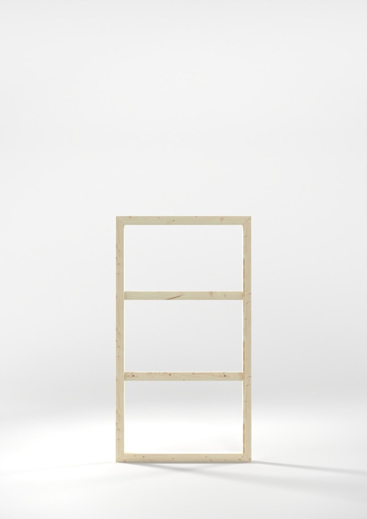 empty painting canvas and frame set Low-poly 3D model_7