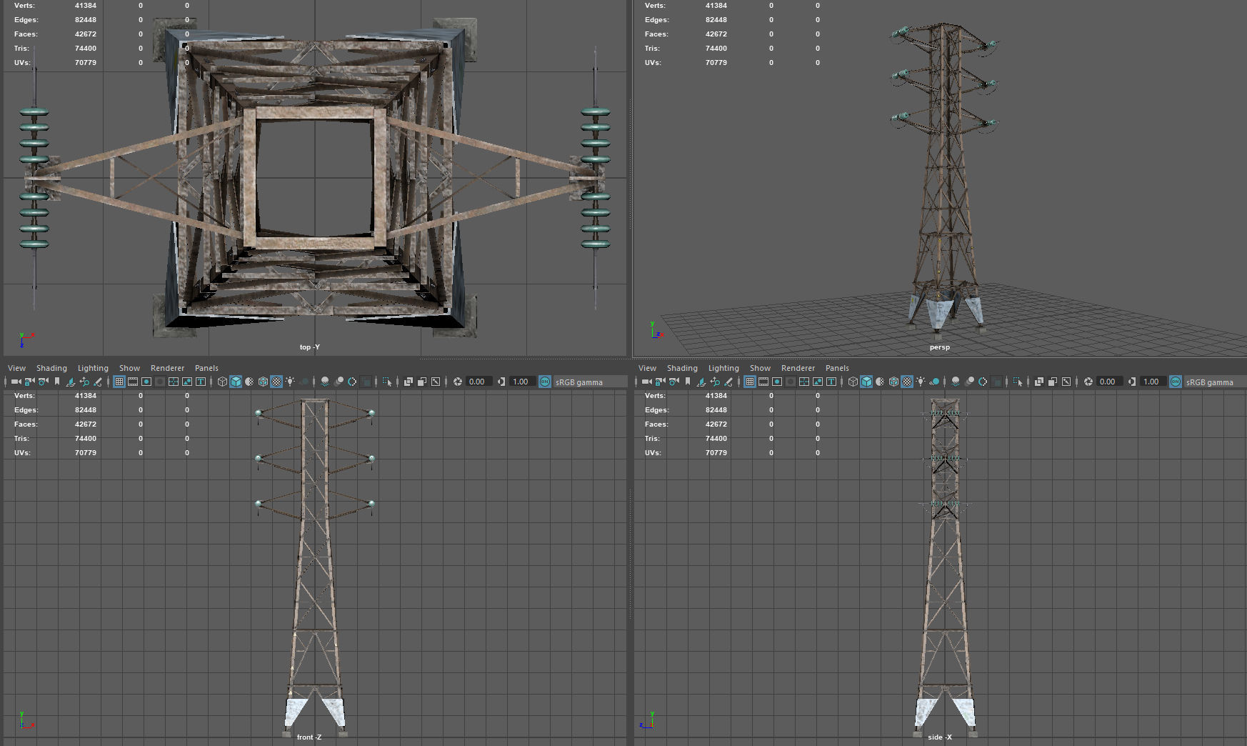 Power Line 3D model_8