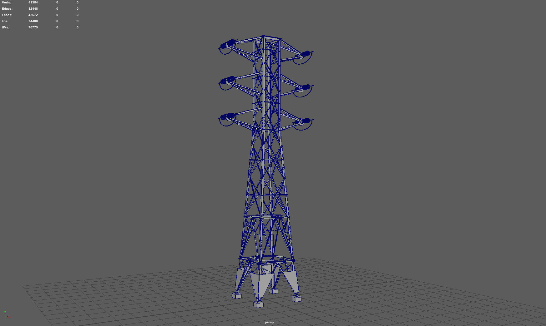 Power Line 3D model_6