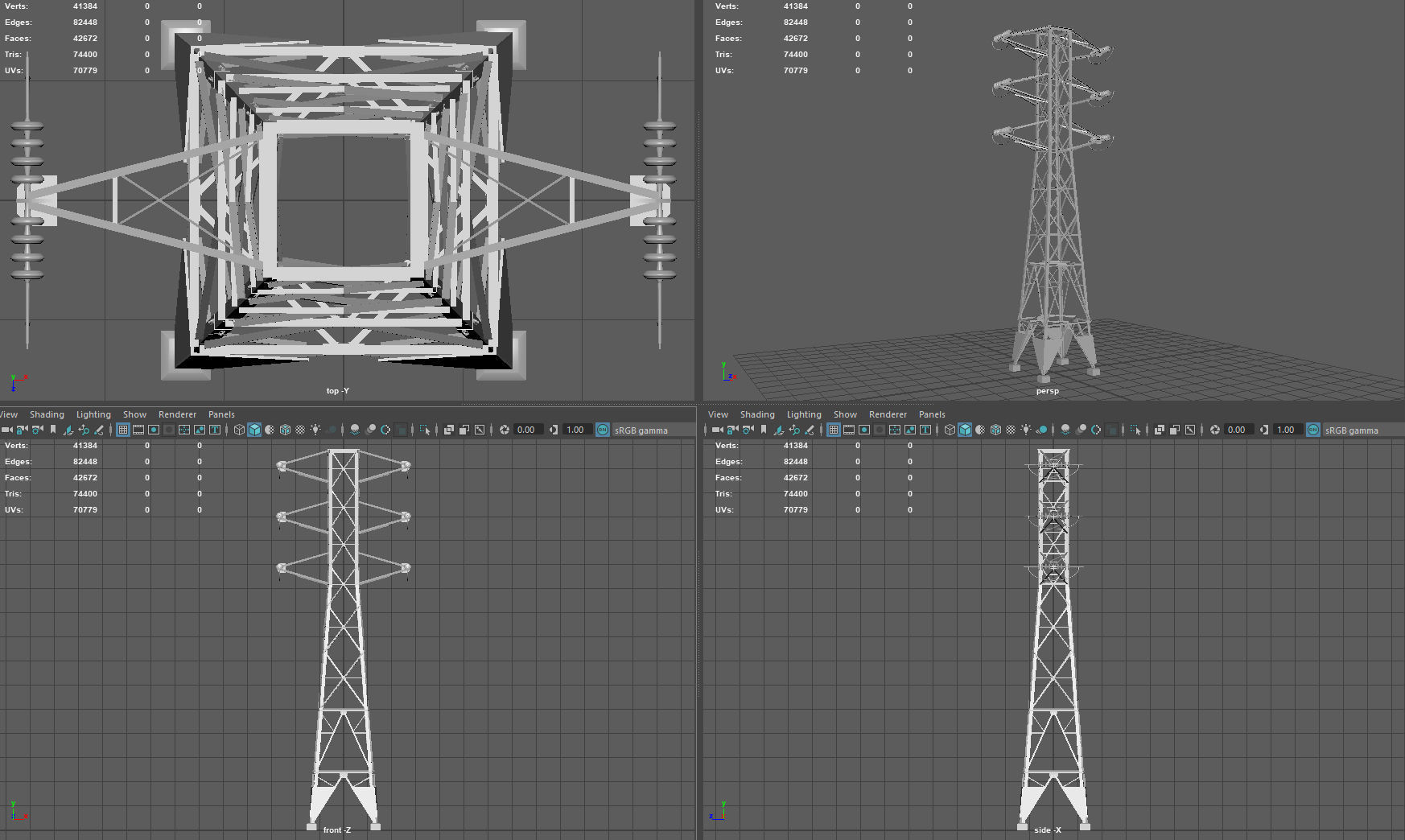 Power Line 3D model_9