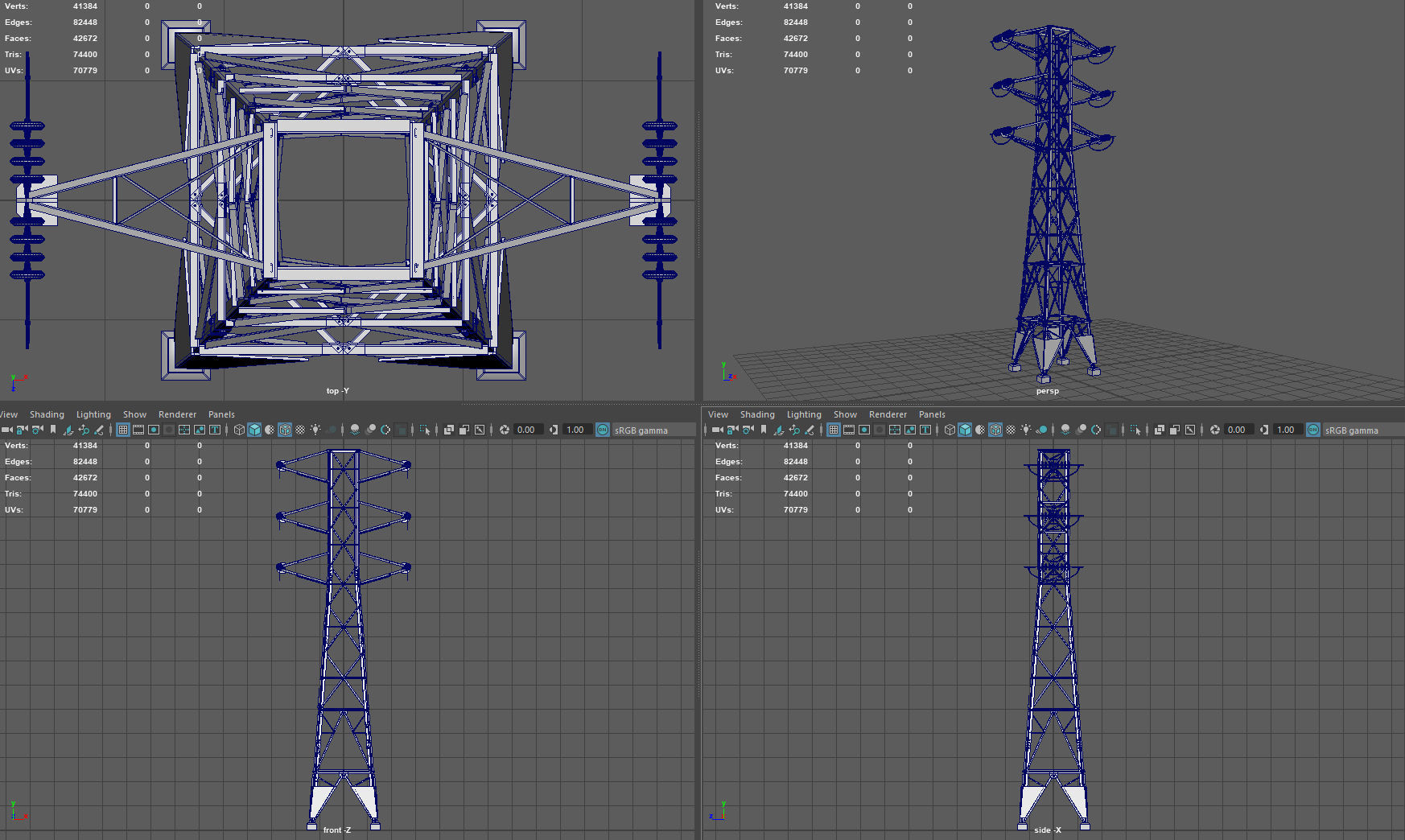 Power Line 3D model_10