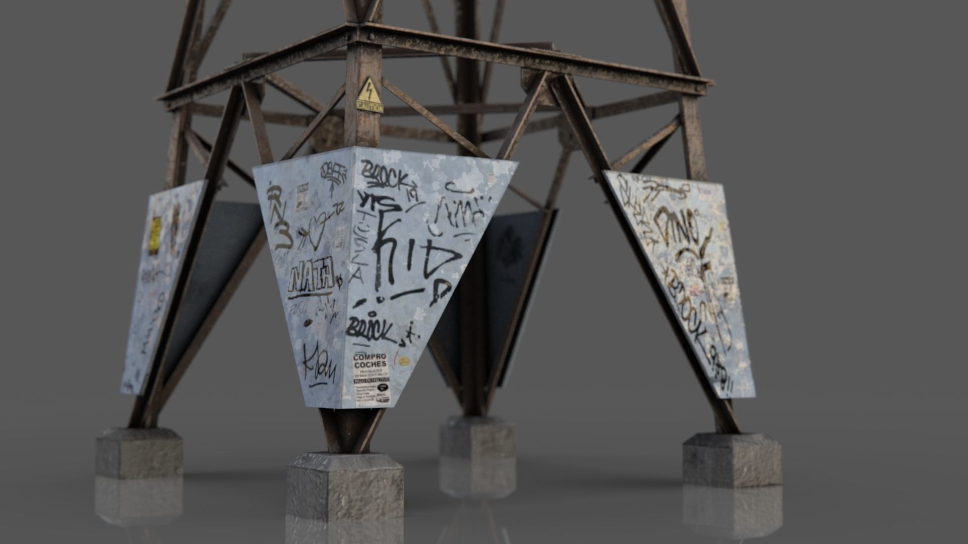 Power Line 3D model_16