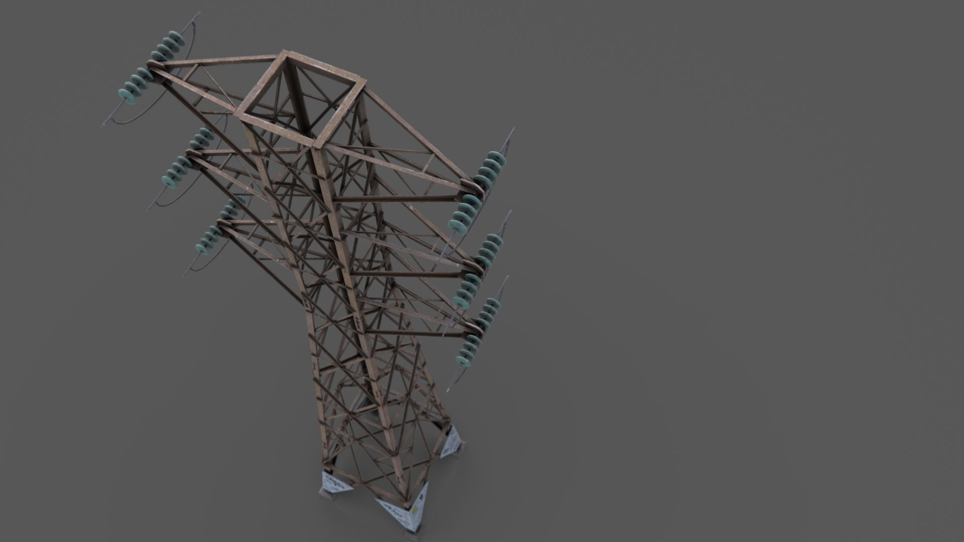 Power Line 3D model_17