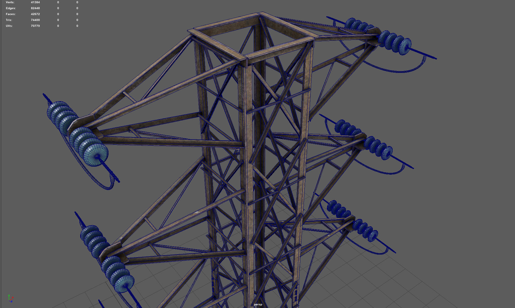 Power Line 3D model_11