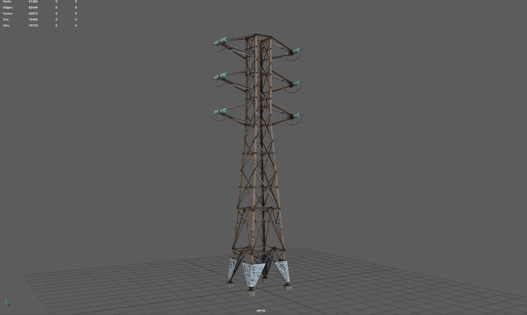 Power Line 3D model_4