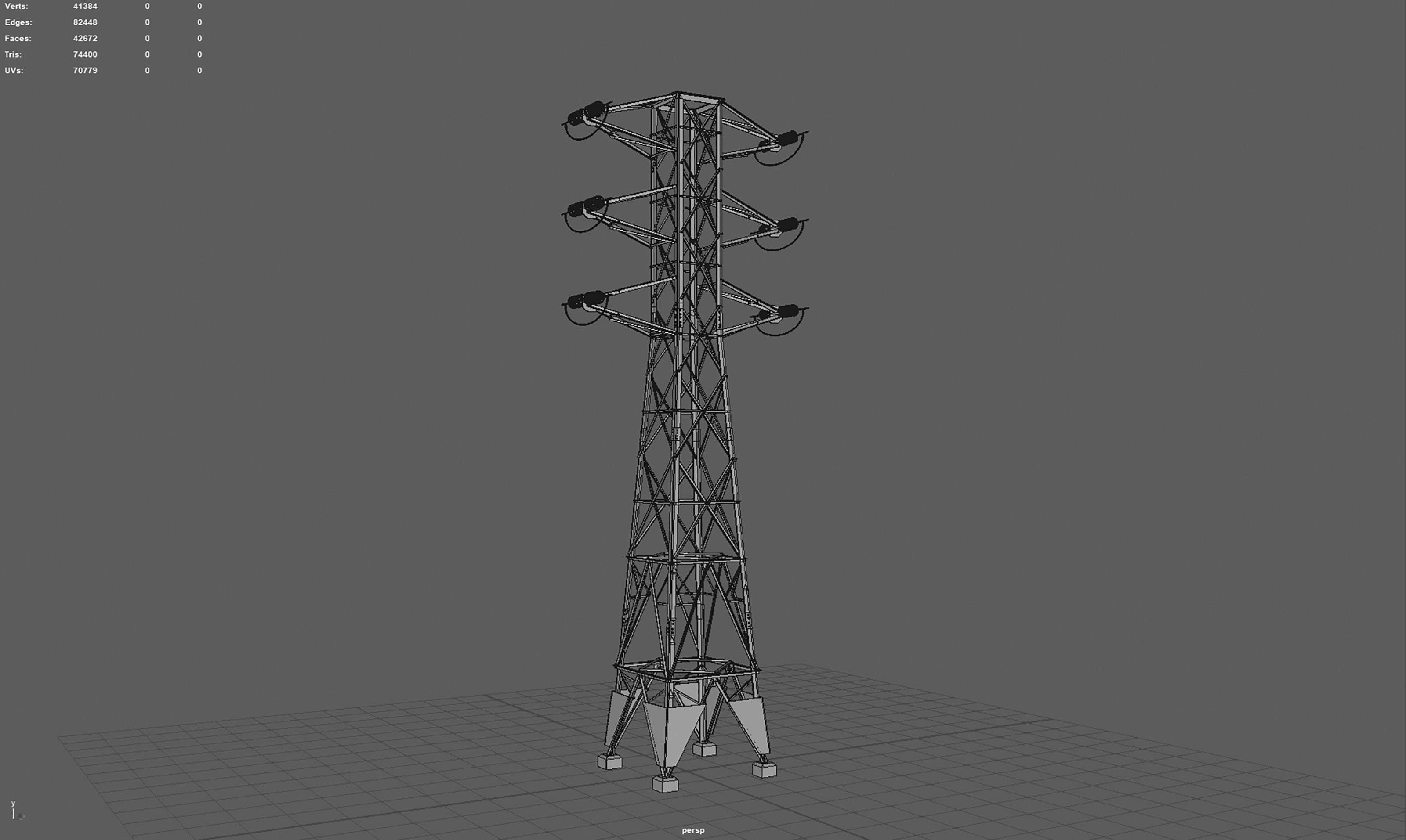 Power Line 3D model_13
