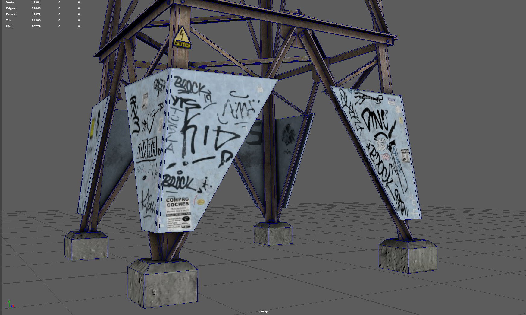 Power Line 3D model_3