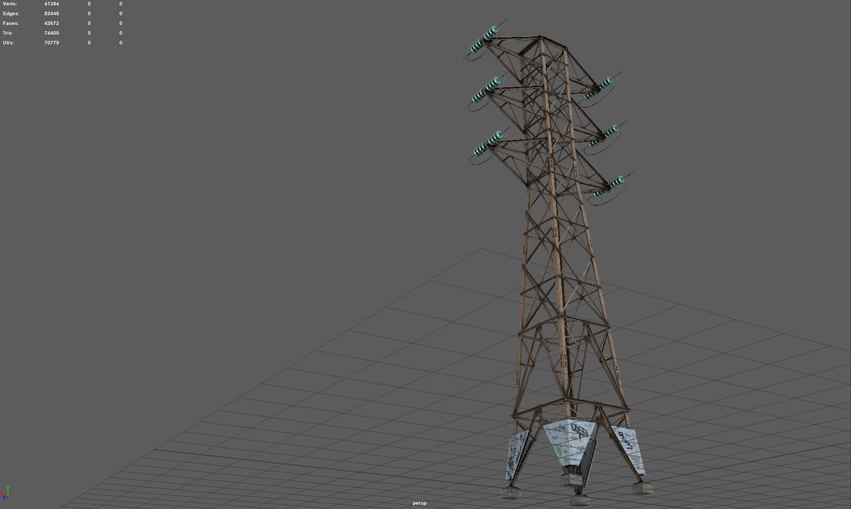 Power Line 3D model_7