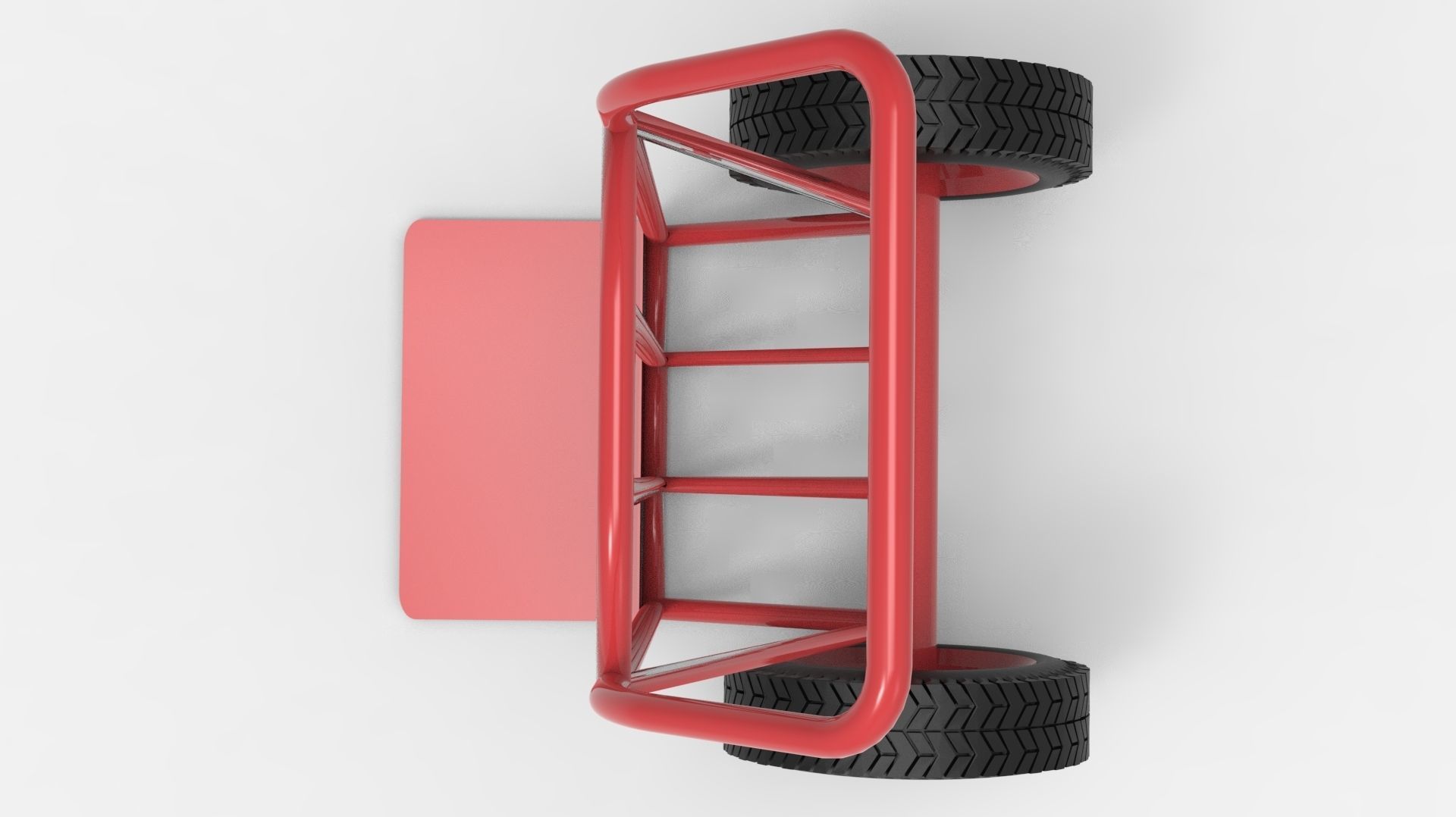 HANDCART 01-RED 3D model_12