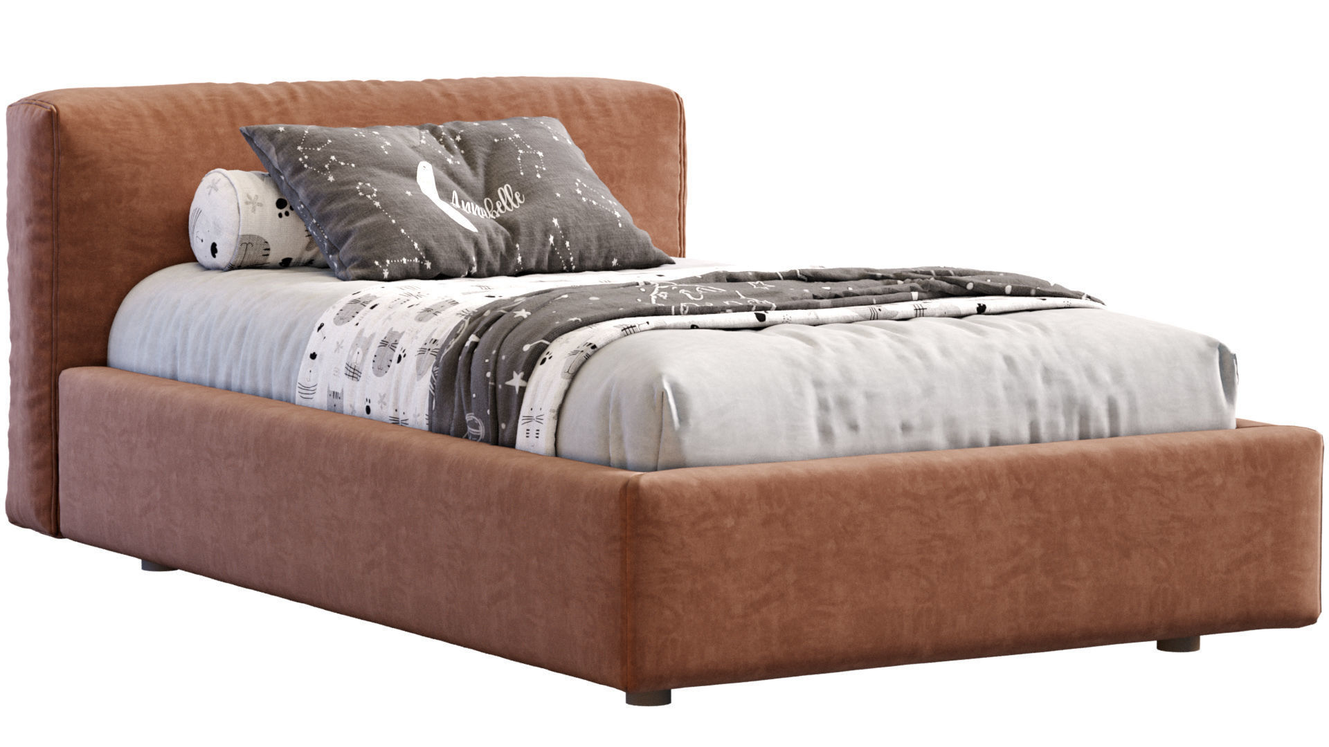 Bed Cooper By Frigerio 3D model_6