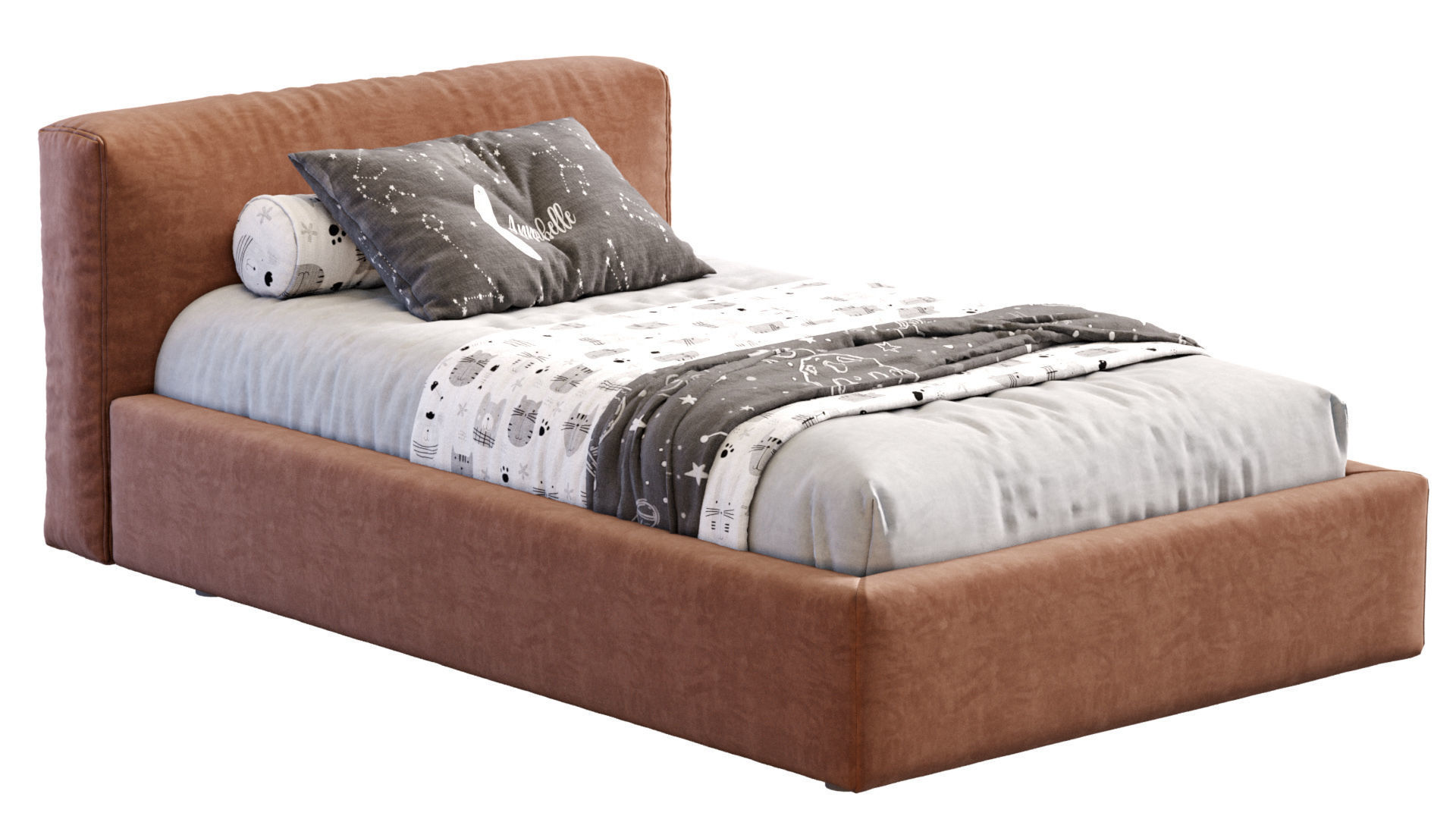 Bed Cooper By Frigerio 3D model_4