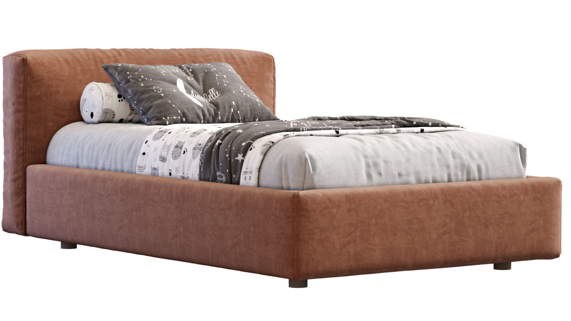 Bed Cooper By Frigerio 3D model_3