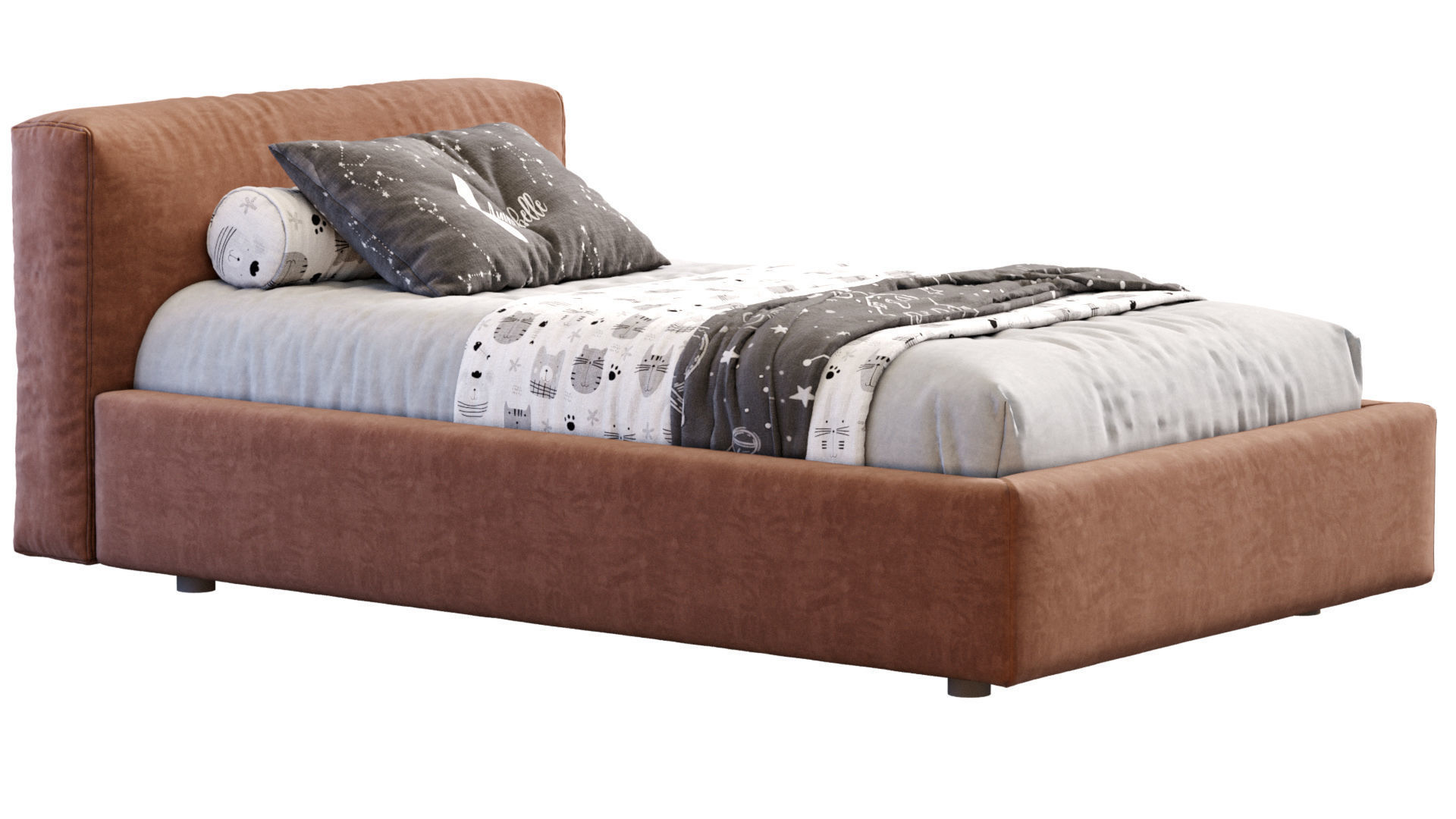 Bed Cooper By Frigerio 3D model_5