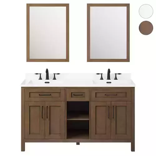 OVE Tahoe 60 Open Shelf Vanity