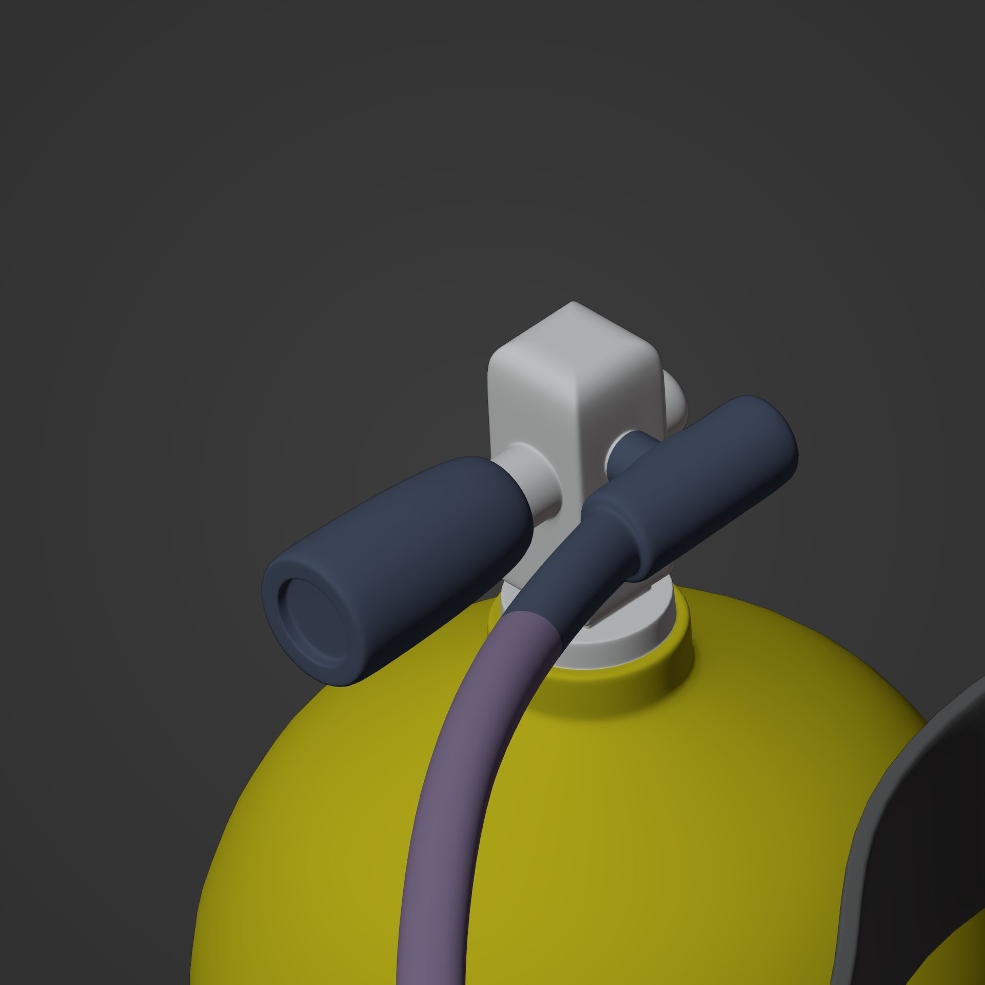 Scuba Diving Equipment Low-poly 3D model_17