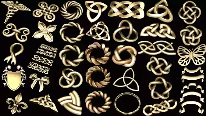 Jewelry Accessories Pack of 36 3D print model