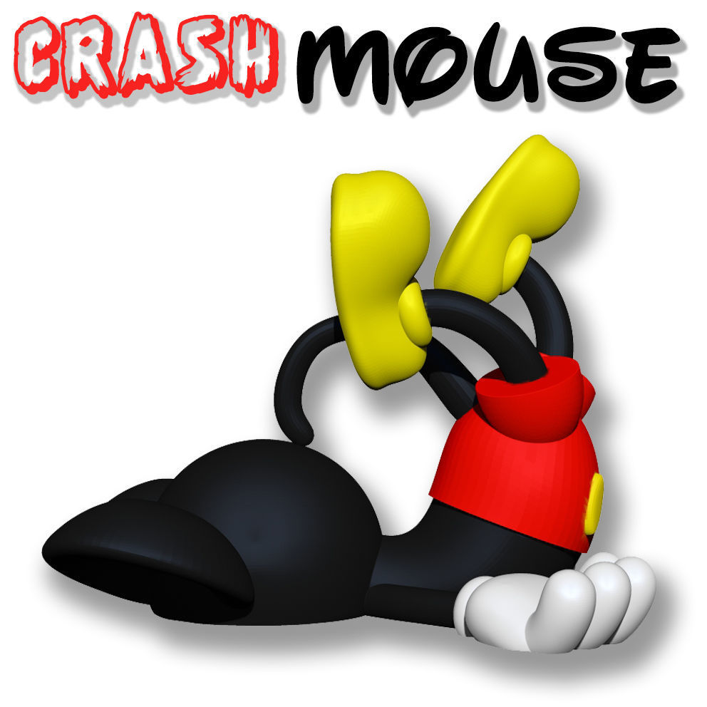 Crash Mouse 3D print model_6
