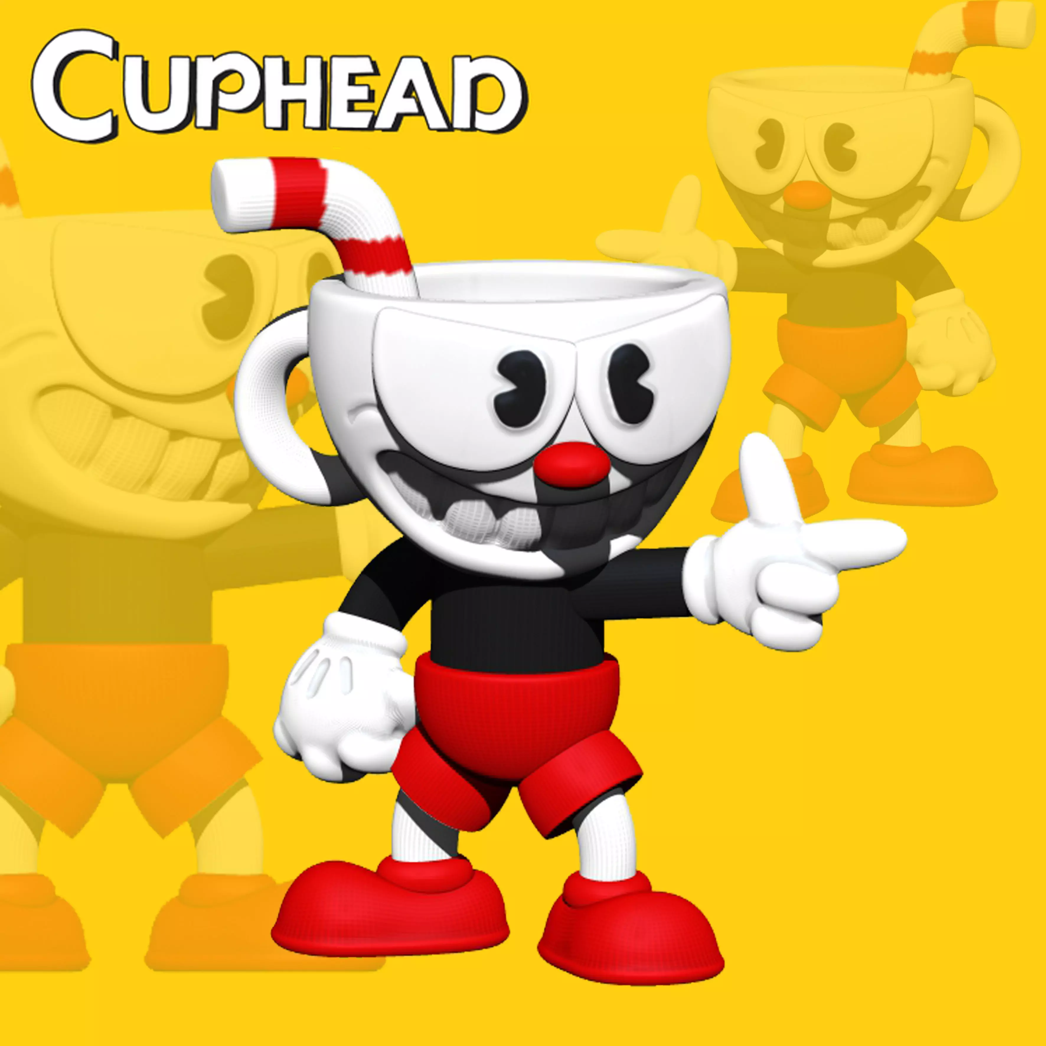 Cuphead 3D print model