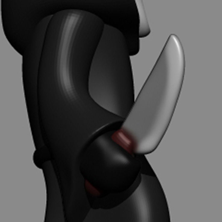 Ghost Face 3D print model_2