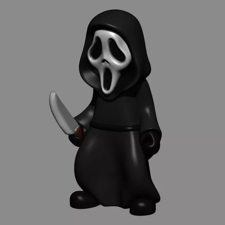 Ghost Face 3D print model_0