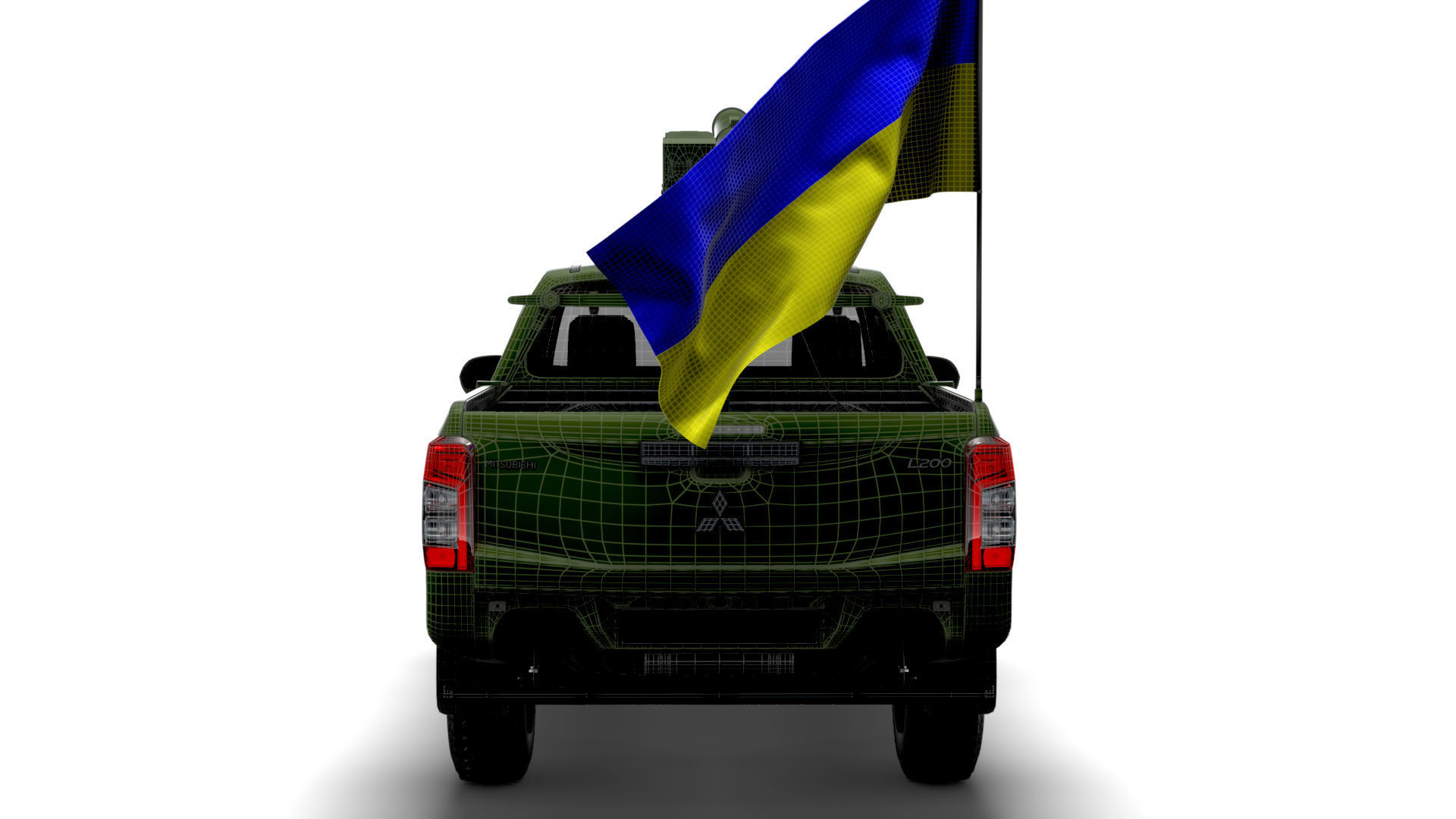 Mitsubishi L200 ATGM Stugna P 2022 3D model_22