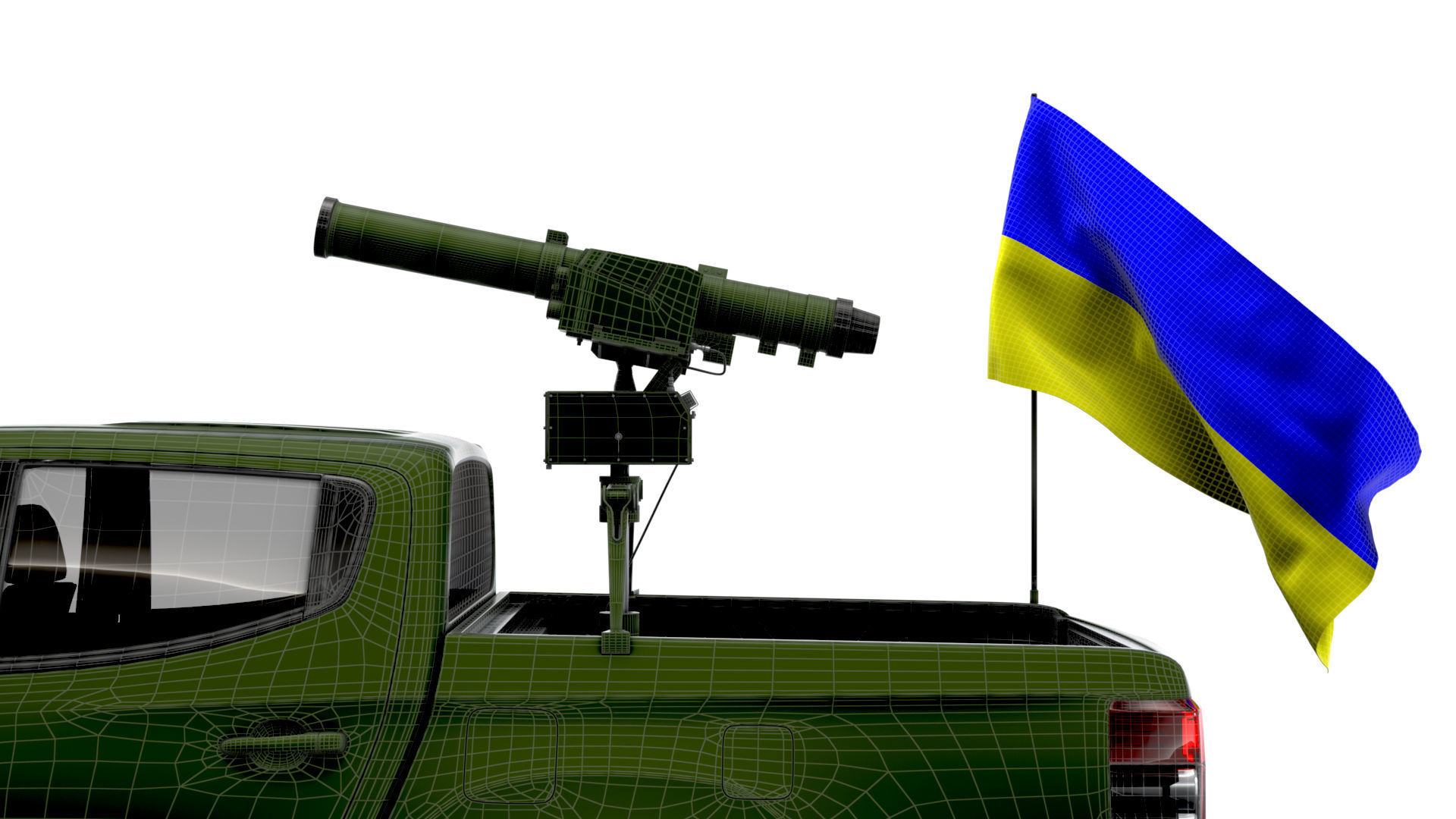 Mitsubishi L200 ATGM Stugna P 2022 3D model_16