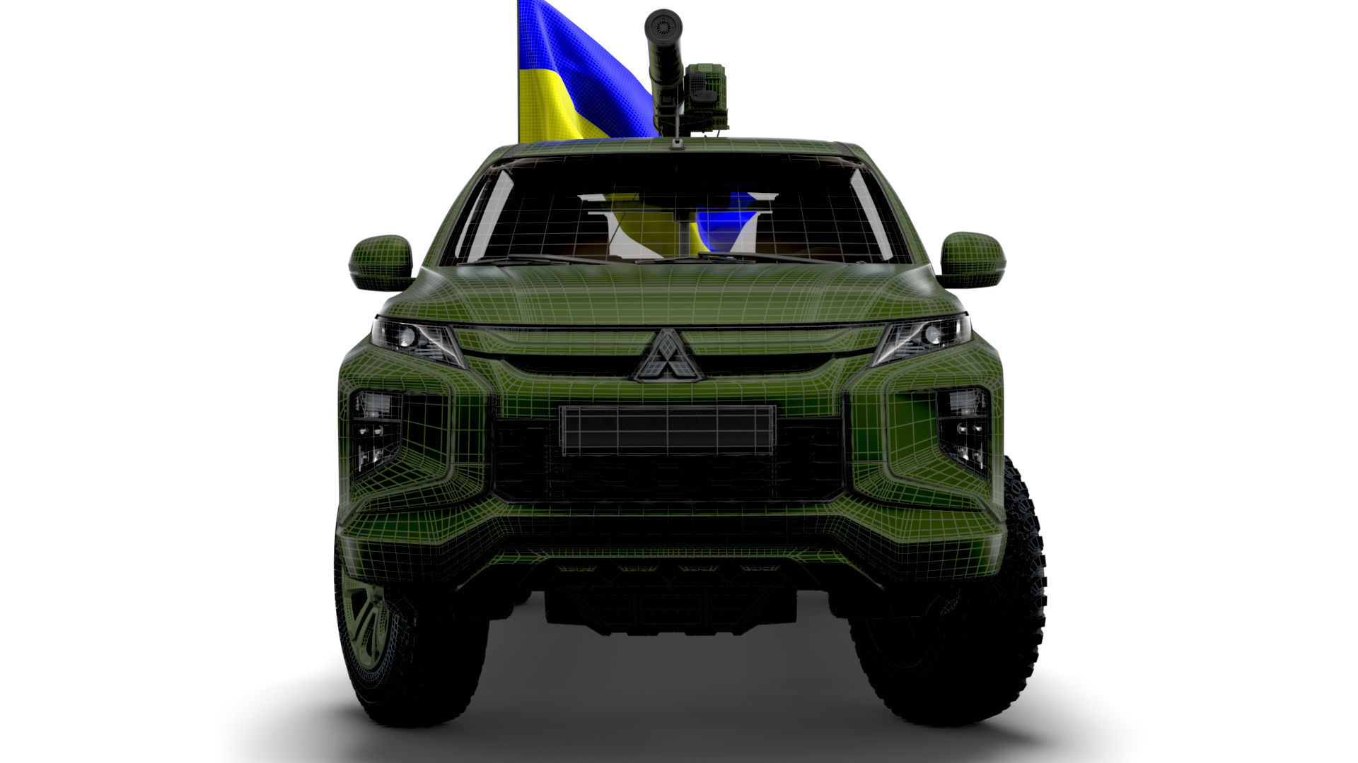 Mitsubishi L200 ATGM Stugna P 2022 3D model_18