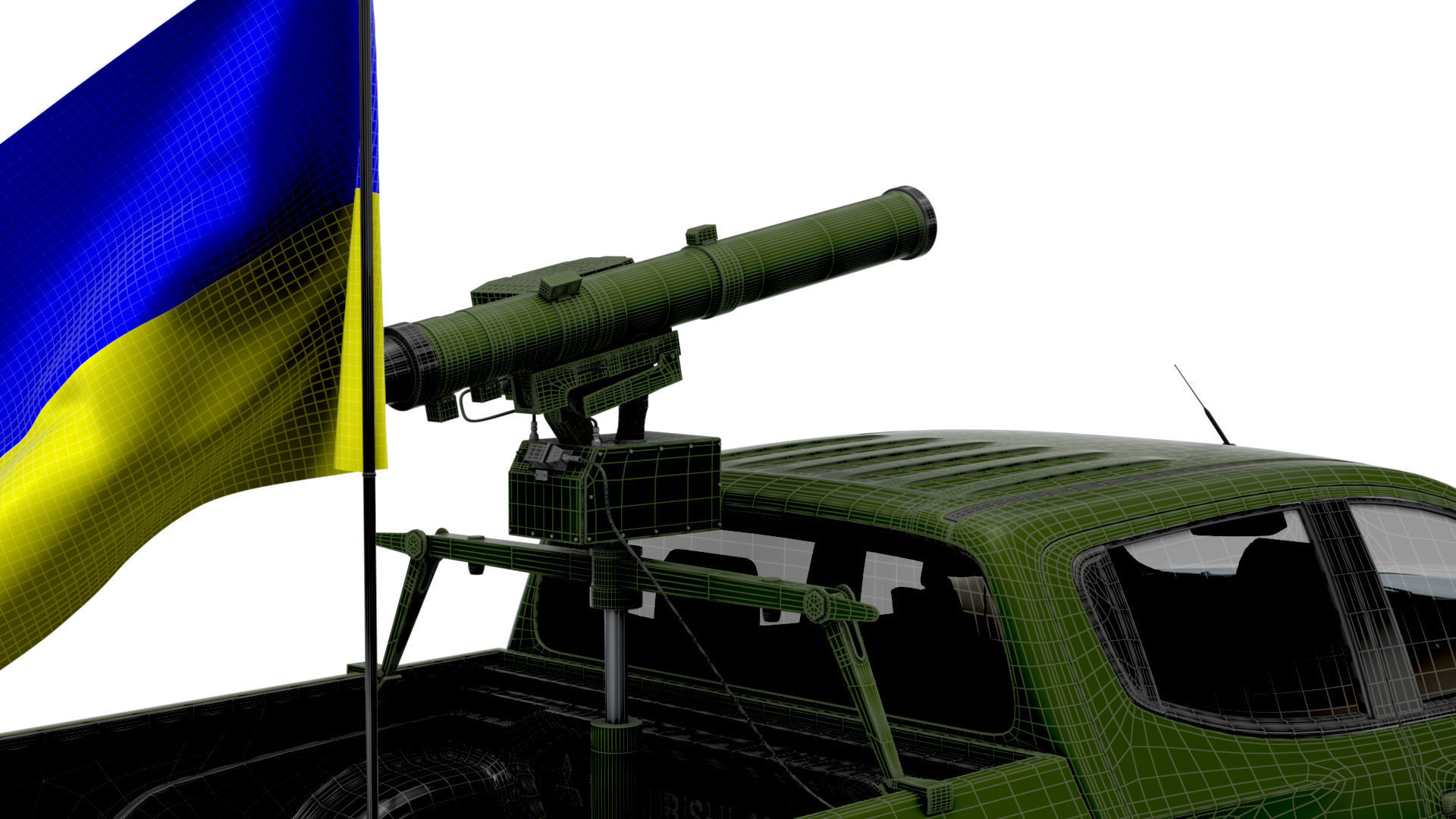 Mitsubishi L200 ATGM Stugna P 2022 3D model_23