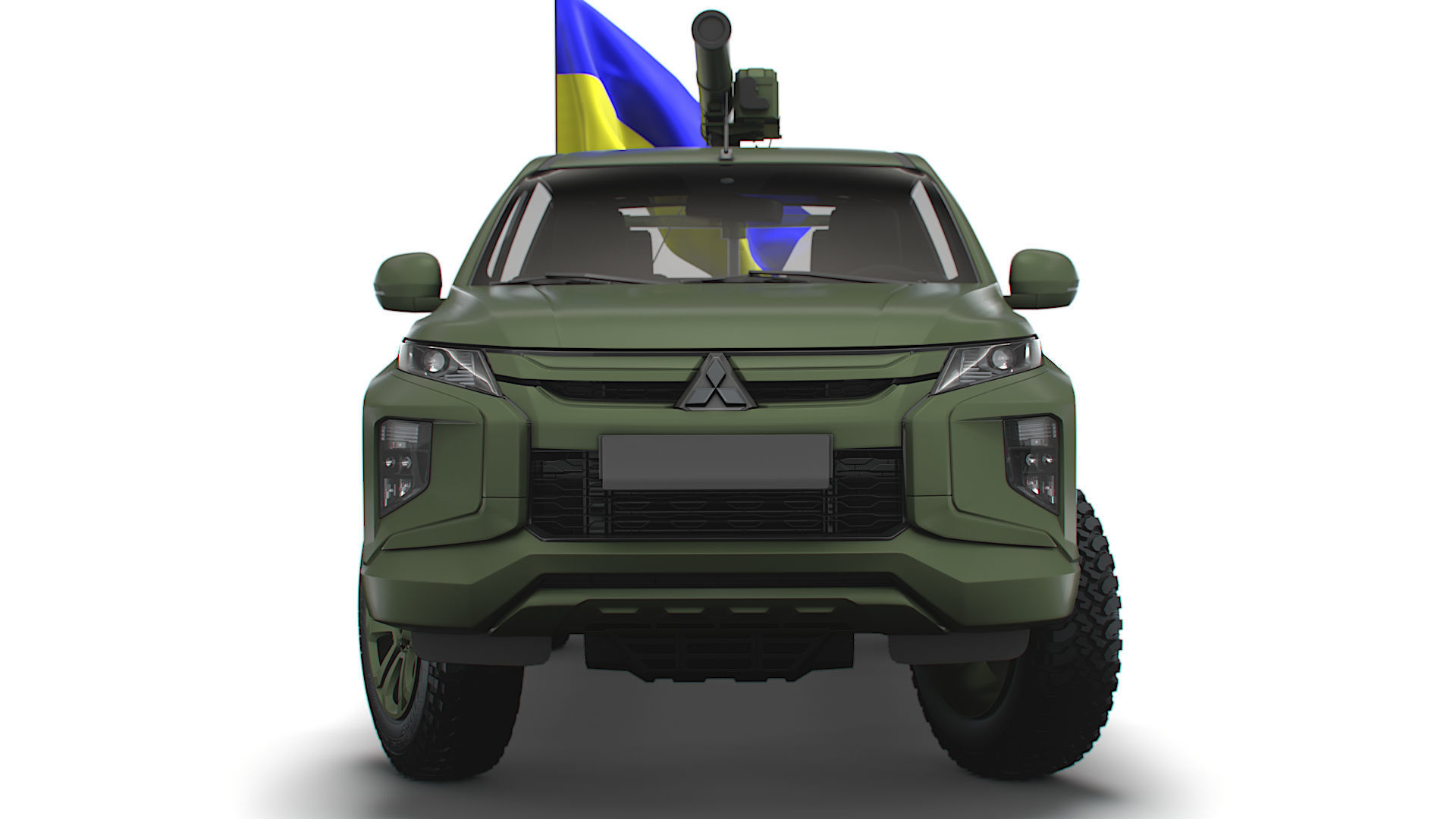 Mitsubishi L200 ATGM Stugna P 2022 3D model_6