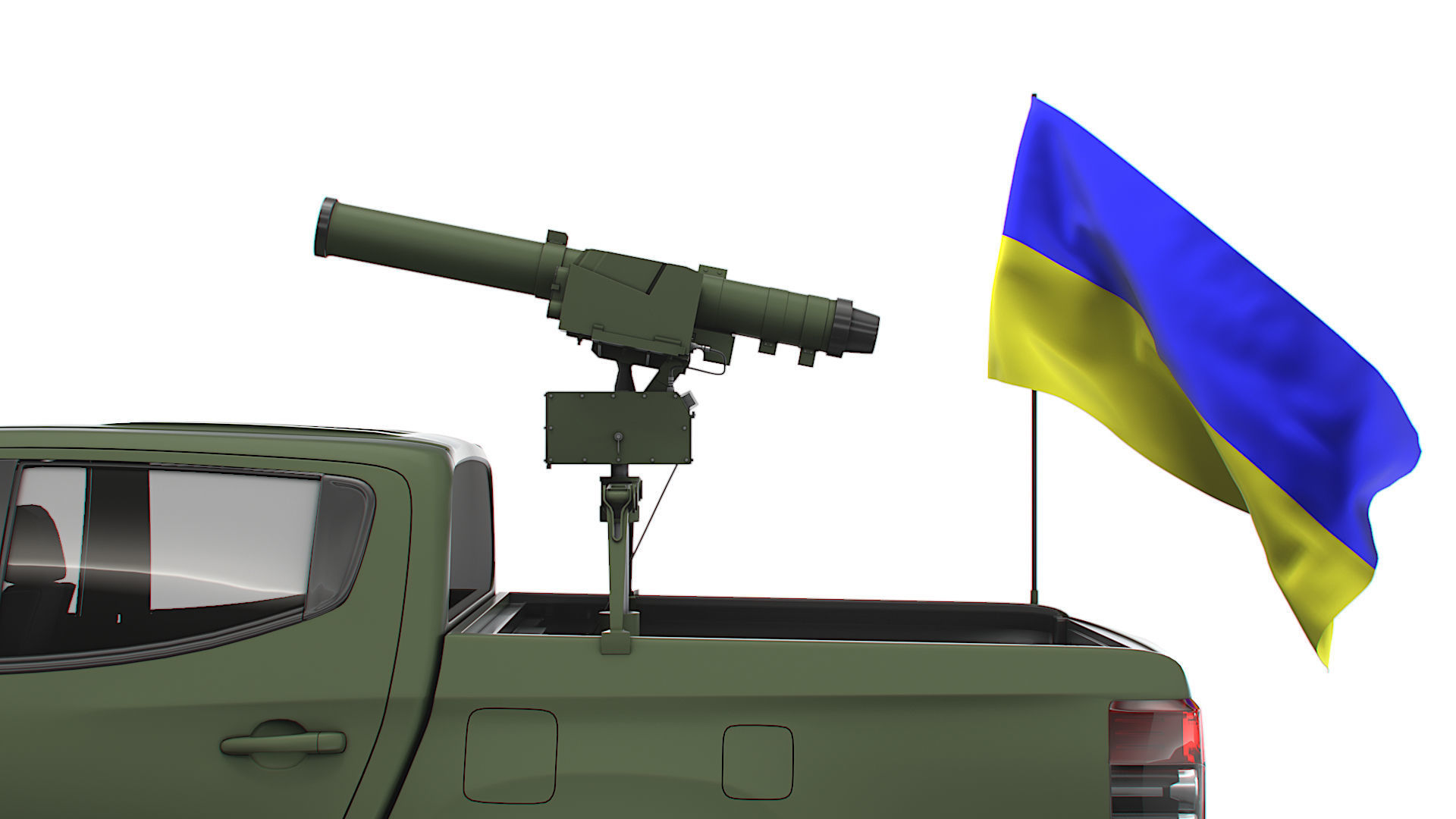 Mitsubishi L200 ATGM Stugna P 2022 3D model_4