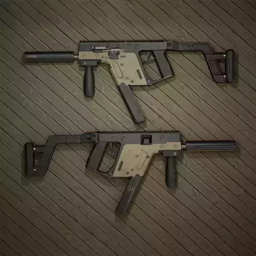 Kriss Vector SMG PBR Worn