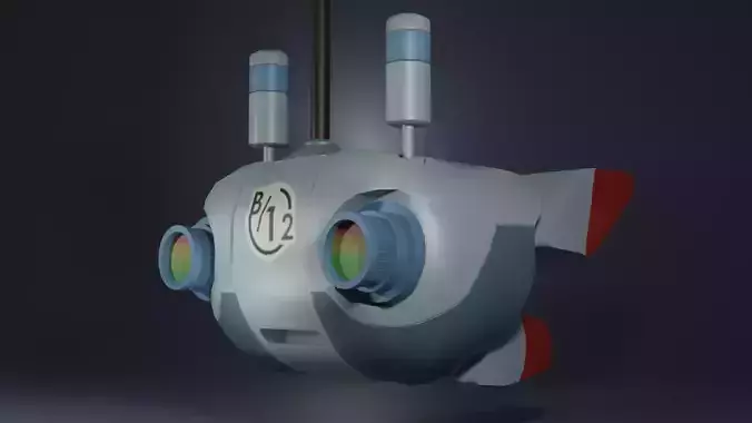 Robot Assistant B-12 from Stray 3D model