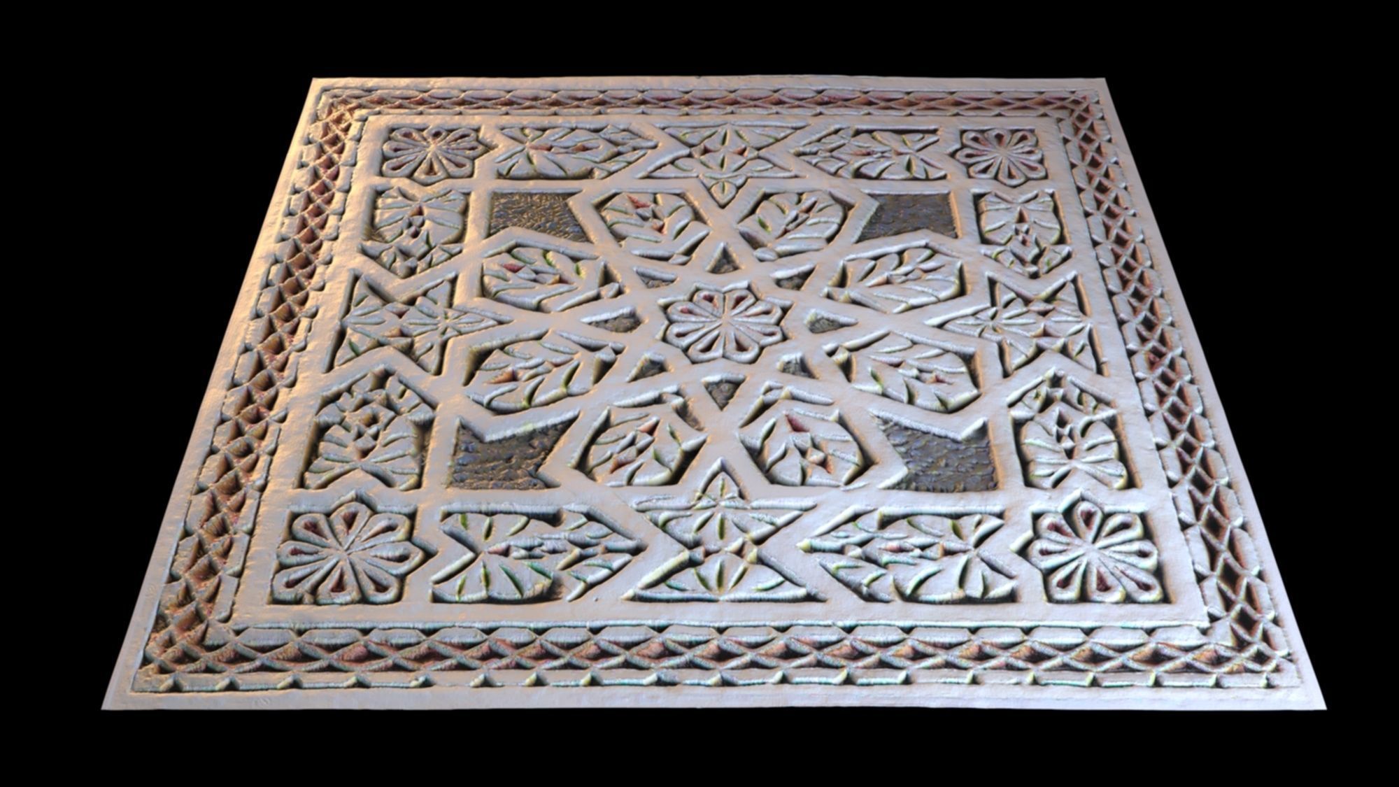 Moroccan GYPSUM 3D model_3