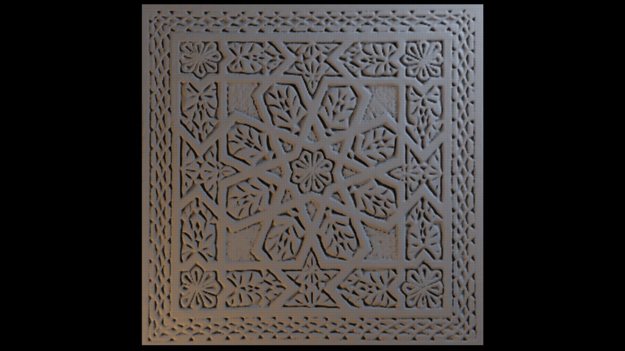 Moroccan GYPSUM 3D model_6