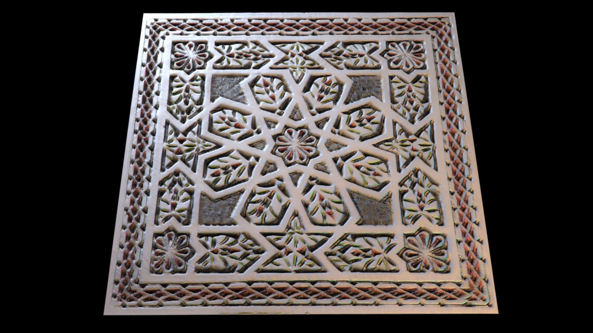 Moroccan GYPSUM 3D model_4