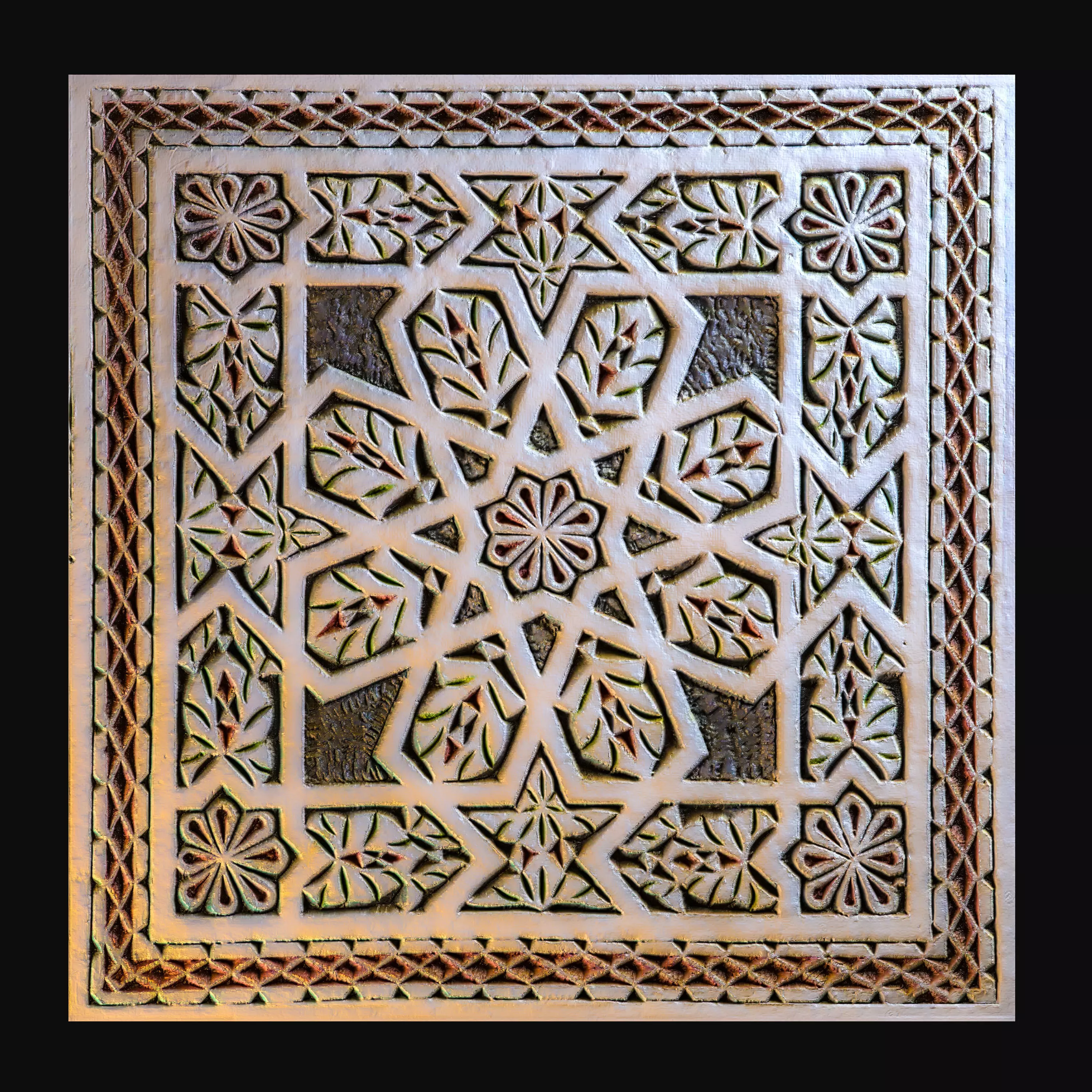 Moroccan GYPSUM 3D model_0