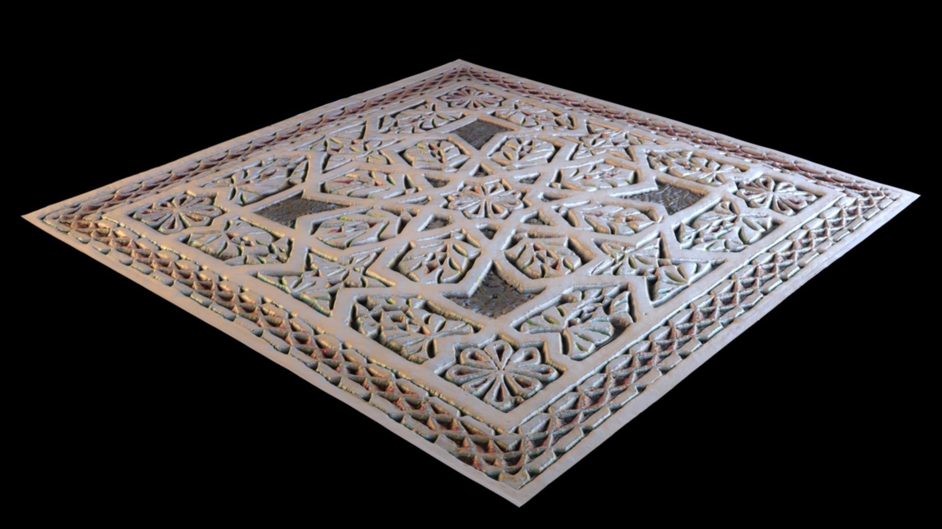 Moroccan GYPSUM 3D model_1