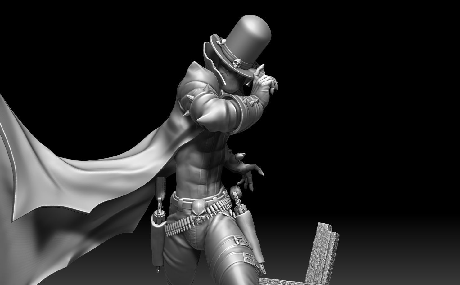 Gunslinger Spawn 3D print model_11