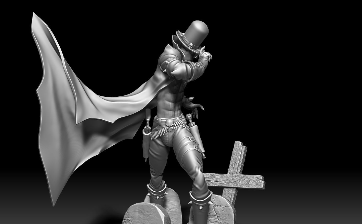 Gunslinger Spawn 3D print model_8