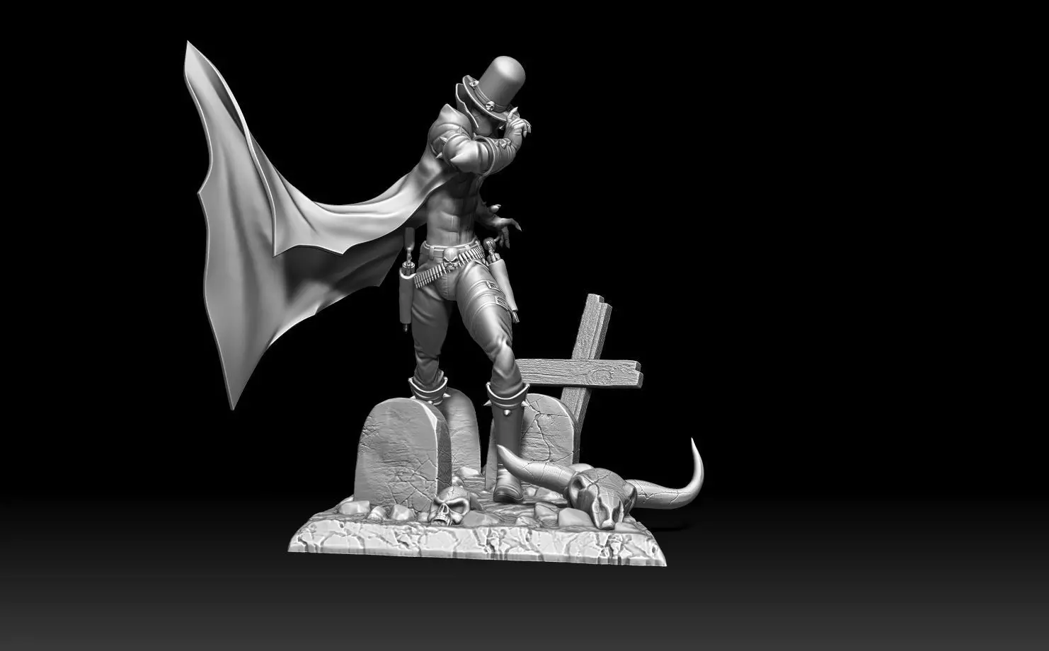 Gunslinger Spawn 3D print model_0