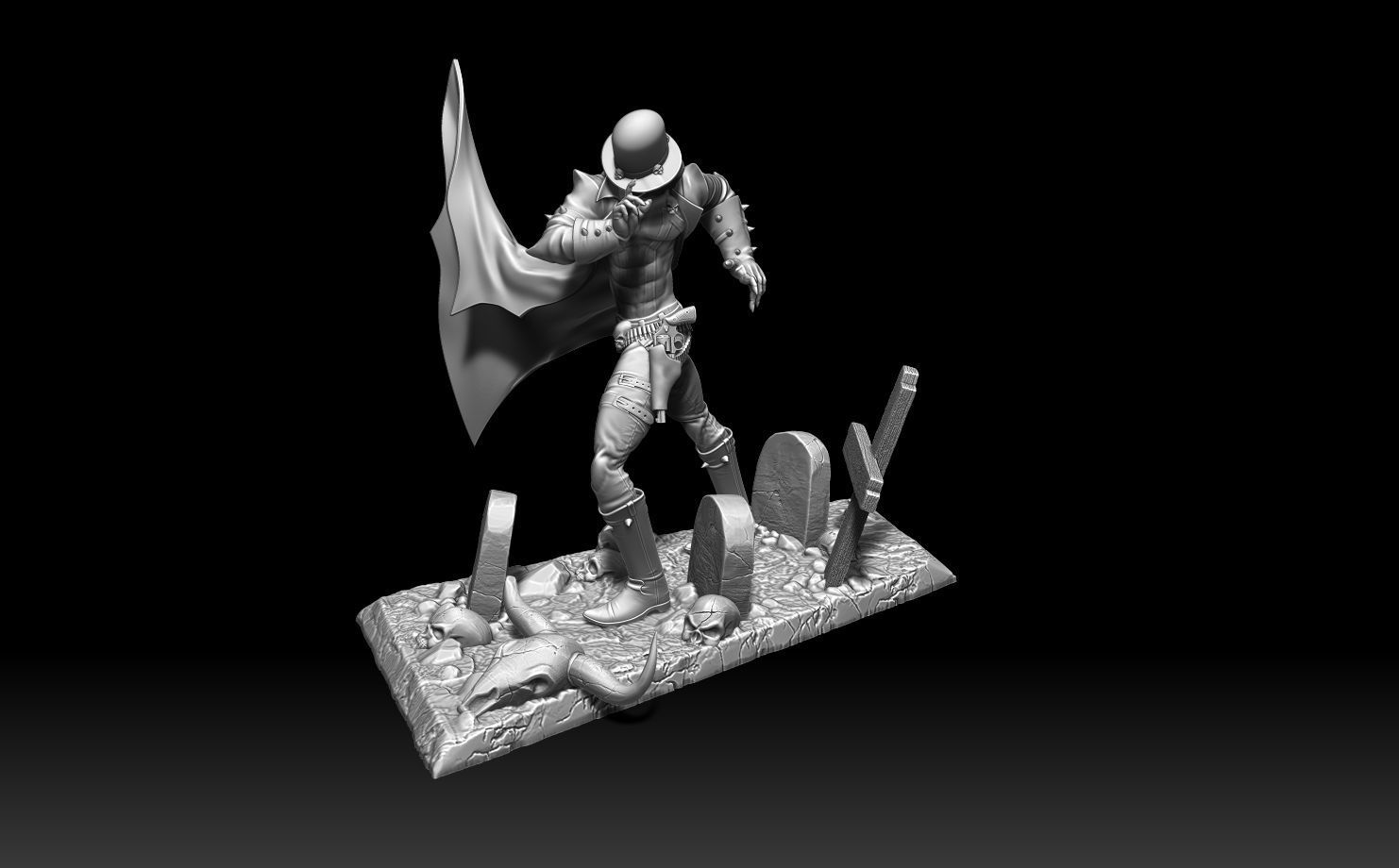 Gunslinger Spawn 3D print model_12