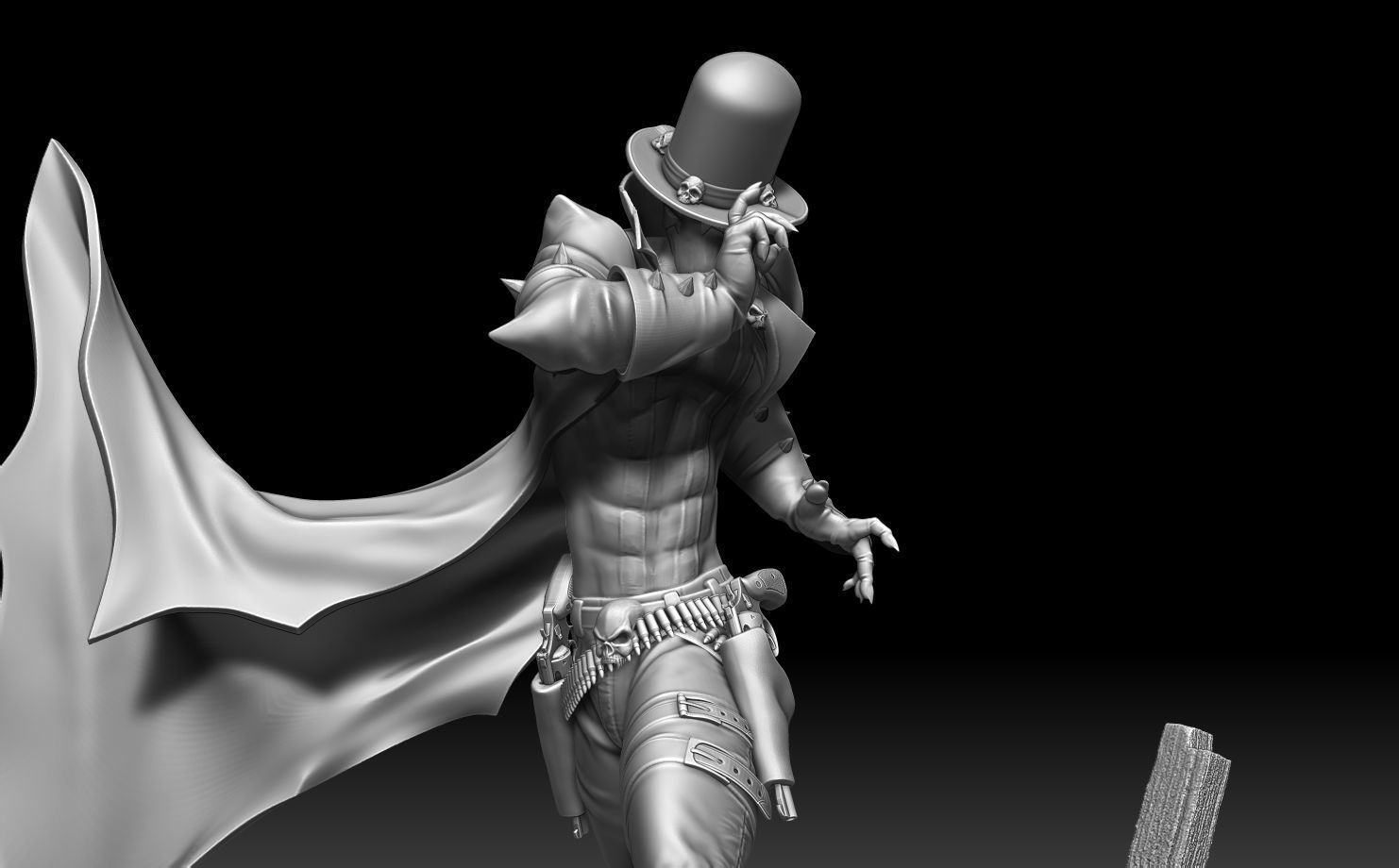 Gunslinger Spawn 3D print model_9