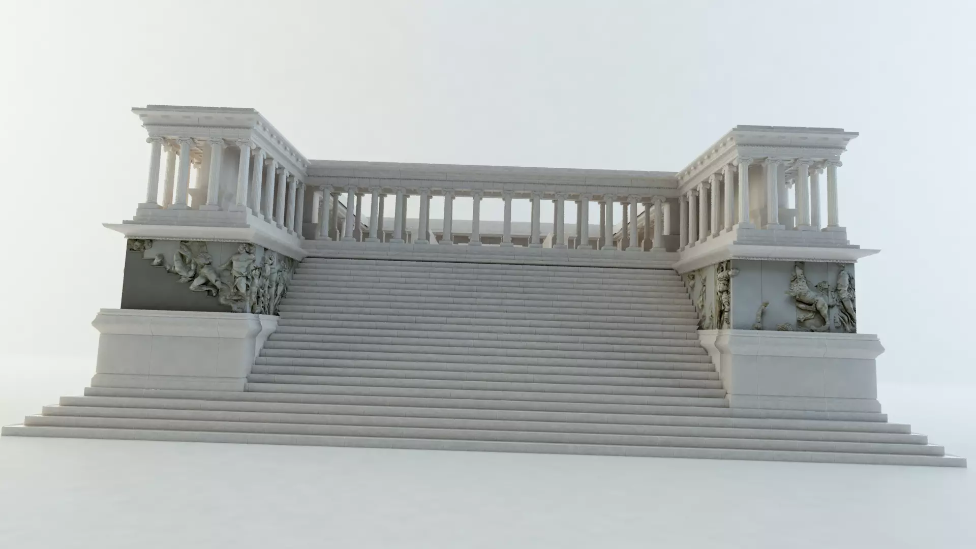The Pergamon Altar Of Zeus 3D model