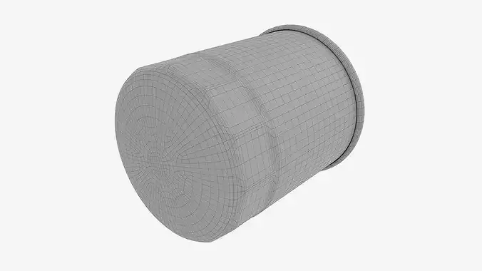 Oil filter 3D model 7